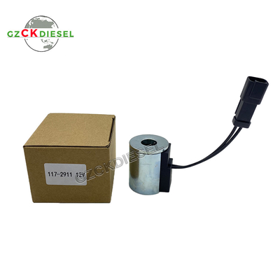 kupować 55MM DC12V spiral elektryczny 117-2911 1172911 do ładowarki obuwia CAT 420D 442D 430D 432D 416C produkcja online