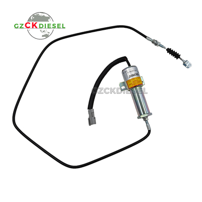 Solenoid zatrzymania paliwa 24V R210 Przełącznik 11E1-60100-24 dla Hyundai Excavator