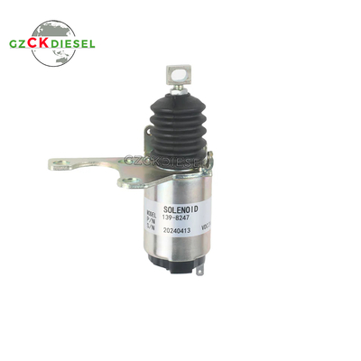 Zawór elektromagnetyczny odcinający 139-8247 1398247 do silnika Caterpillar CAT C-9 C9 3126E C7 305.5 306 307B 307C Koparka